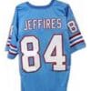 Haywood Jeffires Jersey Houston Oilers Custom Throwback Football Blue