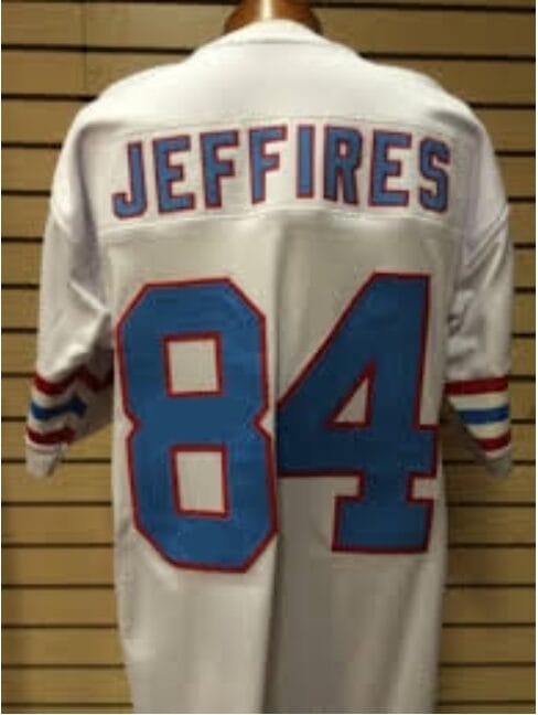 Haywood Jeffires Jersey Houston Oilers Custom Throwback Football White