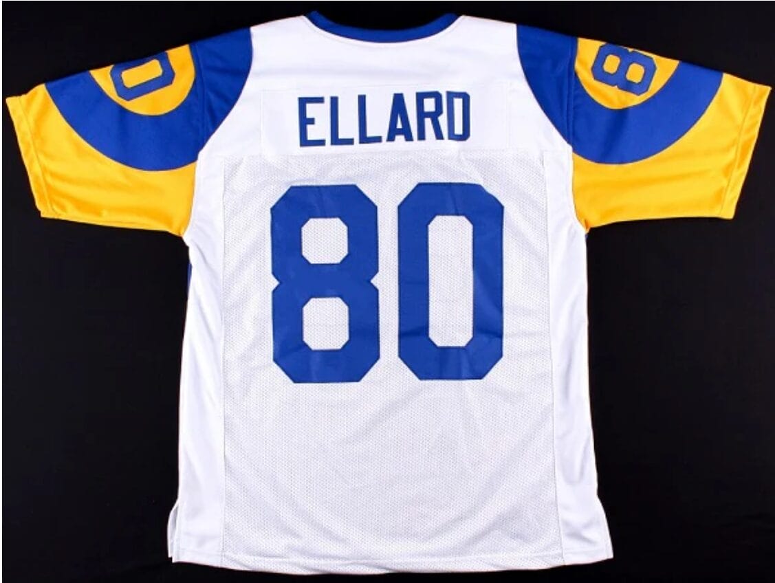 Henry Ellard Jersey Los Angeles Rams Custom Throwback Football White