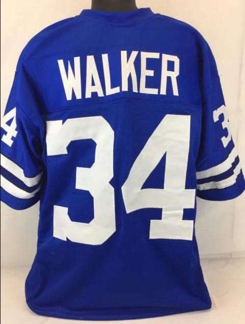 Herschel Walker Jersey Dallas Cowboys Custom Throwback Football Blue