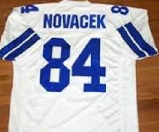 Jay Novacek Jersey Dallas Cowboys Custom Throwback Football White