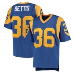 Jerome Bettis Jersey Los Angeles Rams Custom Throwback Football