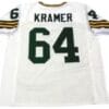 Jerry Kramer Jersey Green Bay Packers Custom Throwback Football White