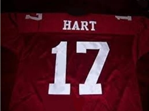 Jim Hart Jersey St. Louis Cardinals Custom Throwback Football Red