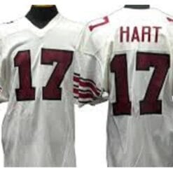Jim Hart Jersey St. Louis Cardinals Custom Throwback Football White