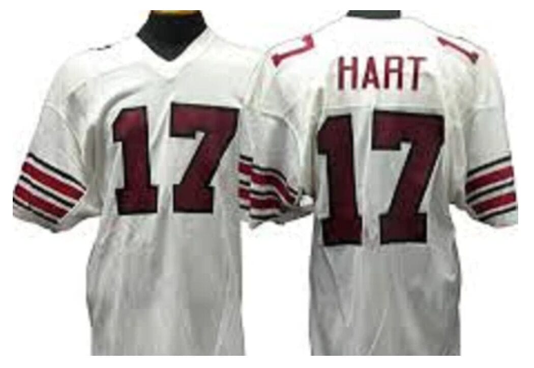 Jim Hart Jersey St. Louis Cardinals Custom Throwback Football White