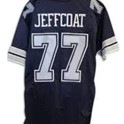 Jim Jeffcoat Jersey Dallas Cowboys Custom Throwback Football Blue
