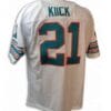 Jim Kiick Jersey Miami Dolphins Custom Throwback Football White