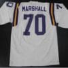 Jim Marshall Jersey Minnesota Vikings Long Sleeve Vintage Style Custom Throwback Football White