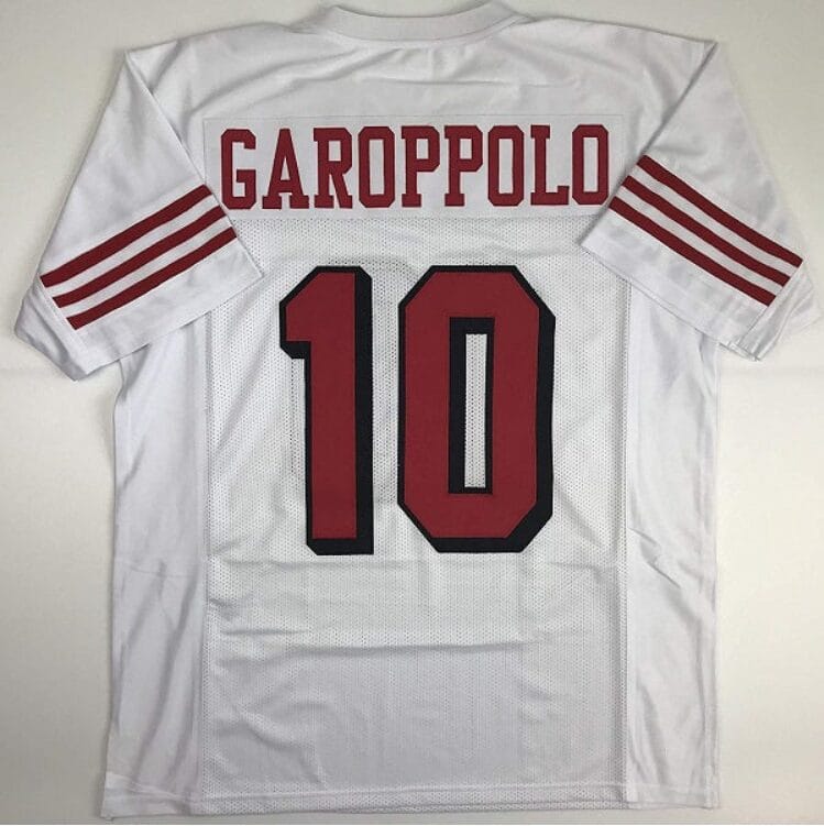 Jimmy Garoppolo Jersey San Francisco 49ers Custom Throwback Football