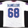 Joe DeLamielleure Jersey Buffalo Bills Custom Throwback Football White