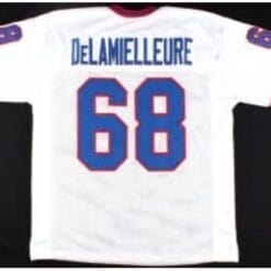 Joe DeLamielleure Jersey Buffalo Bills Custom Throwback Football White