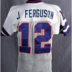 Joe Ferguson Jersey Buffalo Bills Custom Throwback Football White
