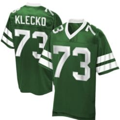 Joe Klecko Jersey New York Jets Custom Throwback Football Green