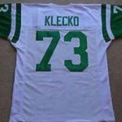 Joe Klecko Jersey New York Jets Custom Throwback Football White