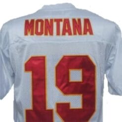 Joe Montana Jersey Kansas City Chiefs Custom Throwback Football White