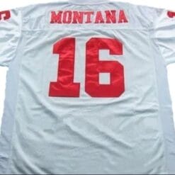 Joe Montana Jersey San Francisco 49ers Custom Throwback Football White