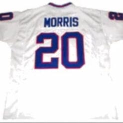 Joe Morris Jersey New York Giants Custom Throwback Football White