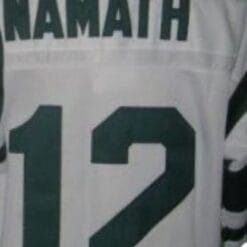 Joe Namath Jersey New York Jets Custom Throwback Football White