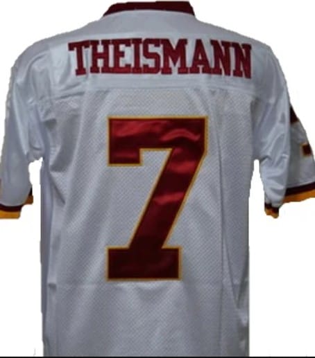 Joe Theismann Jersey Washington Redskins Custom Throwback Football White