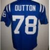 John Dutton Jersey Baltimore Colts Custom Throwback Football Blue