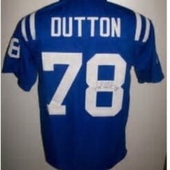 John Dutton Jersey Baltimore Colts Custom Throwback Football Blue