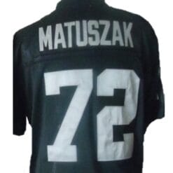 John Matuszak Jersey Oakland Raiders Custom Throwback Football Black