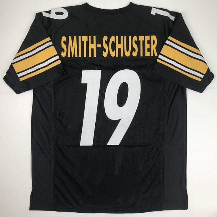 JuJu Smith-Schuster Jersey Pittsburgh Steelers Custom Throwback Football Black