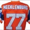 Karl Mecklenburg Jersey Denver Broncos Custom Throwback Football Orange