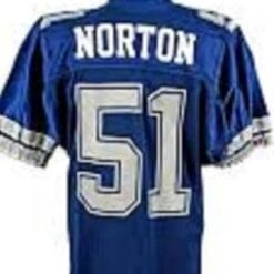 Ken Norton Jr. Jersey Dallas Cowboys Custom Throwback Football Blue