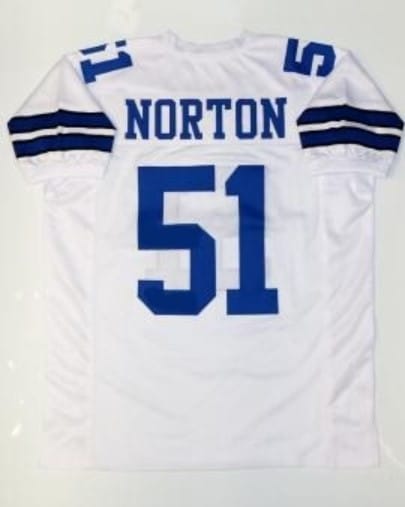 Ken Norton Jr. Jersey Dallas Cowboys Custom Throwback Football White