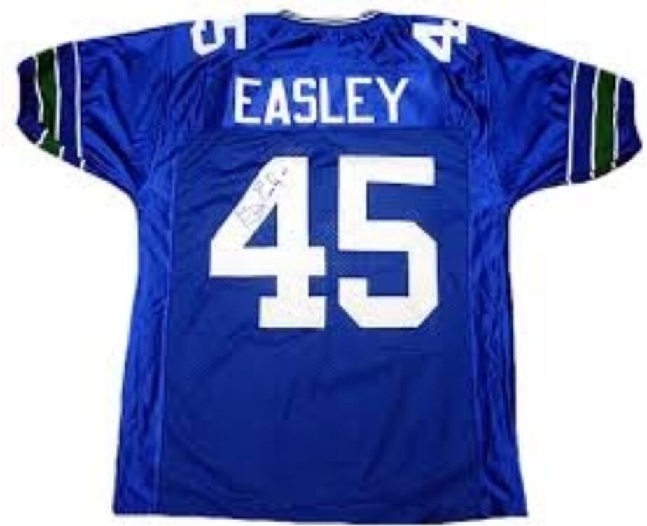 Kenny Easley Jersey Seattle Seahawks Custom Throwback Football