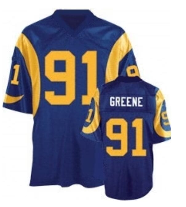 Kevin Greene Jersey LA Rams Custom Throwback Football