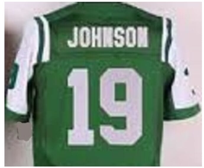 Keyshawn Johnson Jersey New York Jets Custom Throwback Football Green