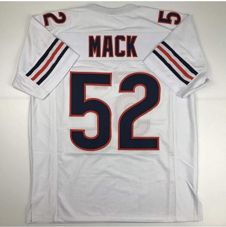 Khalil Mack Jersey Chicago Bears Custom Throwback Football White
