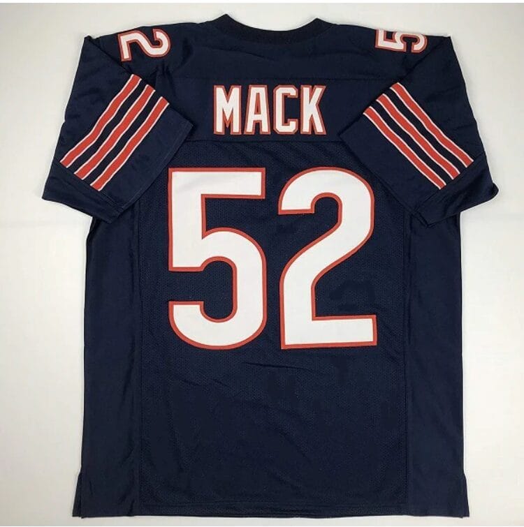 Khalil Mack Jersey Chicago Bears Custom Throwback Football