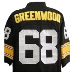 LC Greenwood Jersey Pittsburgh Steelers Custom Throwback Football Black