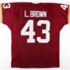 Larry Brown Jersey Washington Redskins Custom Throwback Football Burgandy