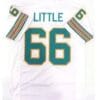 Larry Little Jersey Miami Dolphins Custom Throwback Football White