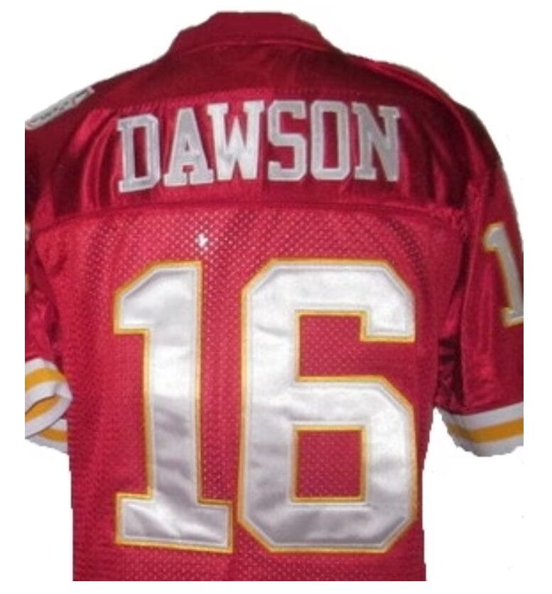 Len Dawson Jersey Kansas City Chiefs Custom Throwback Football Red