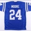 Lenny Moore Jersey Baltimore Colts Custom Throwback Football Blue