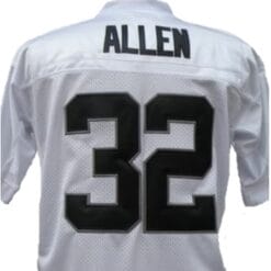 Marcus Allen Jersey Oakland Raiders Custom Throwback Football White