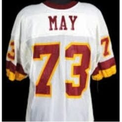 Mark May Jersey Washington Redskins Custom Throwback Football
