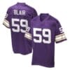 Matt Blair Jersey Minnesota Vikings Custom Throwback Football Purple