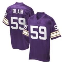 Matt Blair Jersey Minnesota Vikings Custom Throwback Football Purple