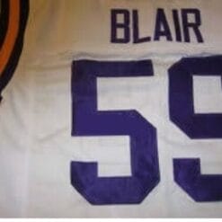 Matt Blair Jersey Minnesota Vikings Custom Throwback Football White