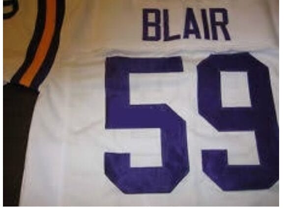 Matt Blair Jersey Minnesota Vikings Custom Throwback Football White