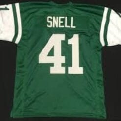 Matt Snell Jersey New York Jets Custom Throwback Football Green