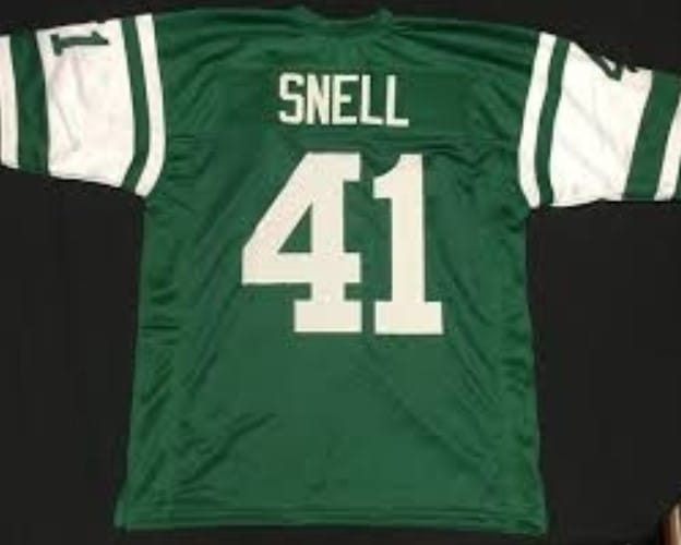 Matt Snell Jersey New York Jets Custom Throwback Football Green