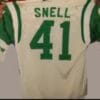 Matt Snell Jersey New York Jets Custom Throwback Football White